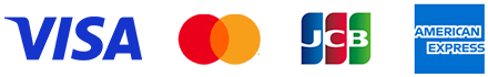 Accepted credit cards: VISA, Mastercard, JCB, American Express